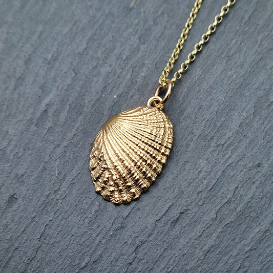Ridged Shell - Gold