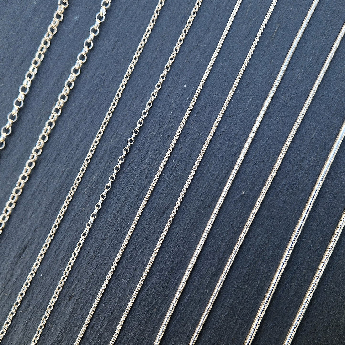 Silver chains