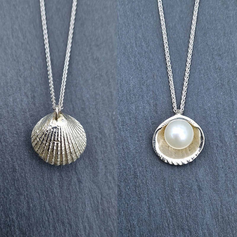 9ct white gold & pearl pendant, 2024