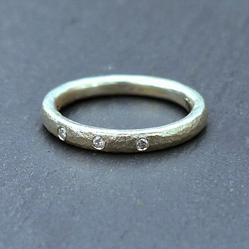 9ct White gold & diamond eternity ring, 2024