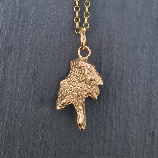 Large Coral - Gold