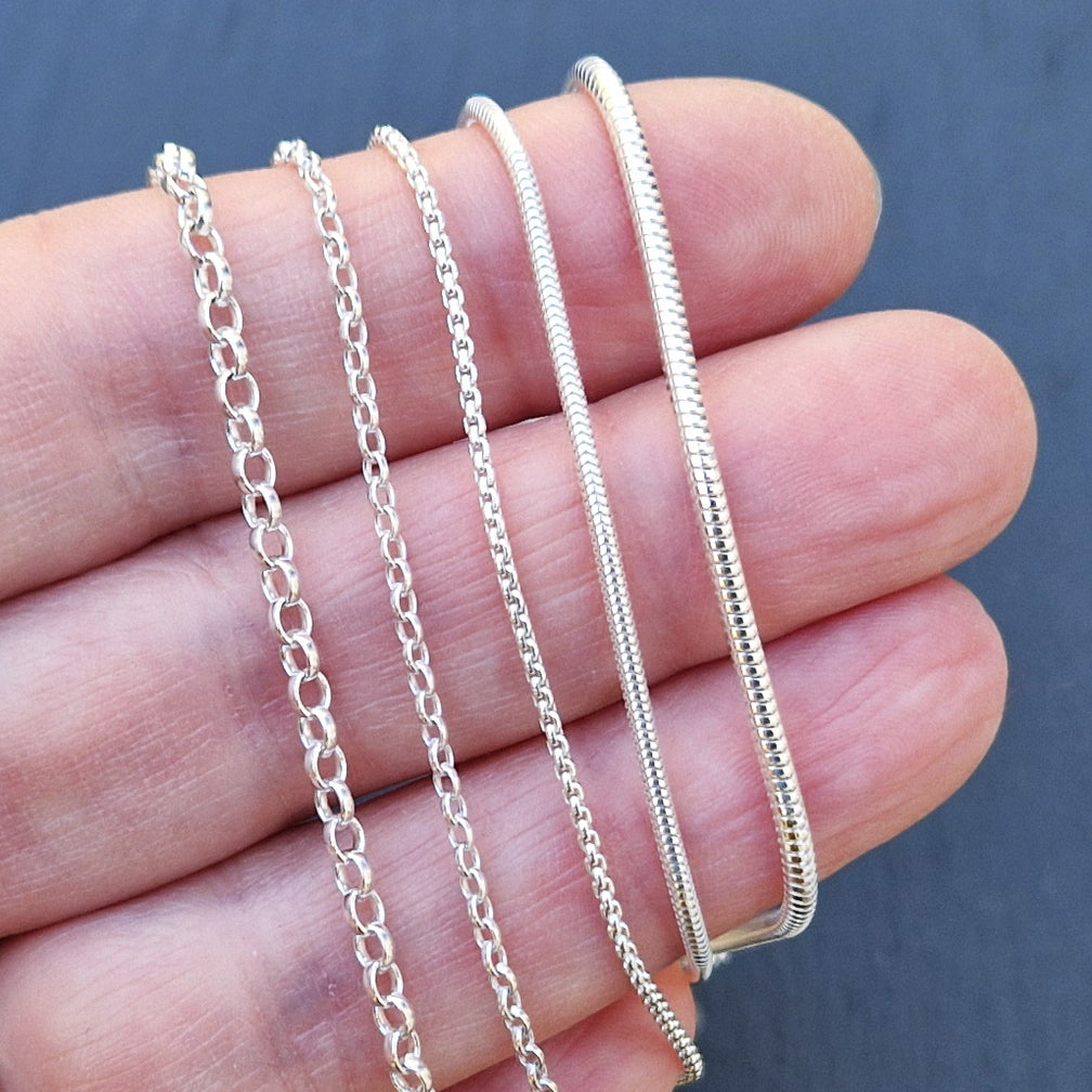 Silver chains