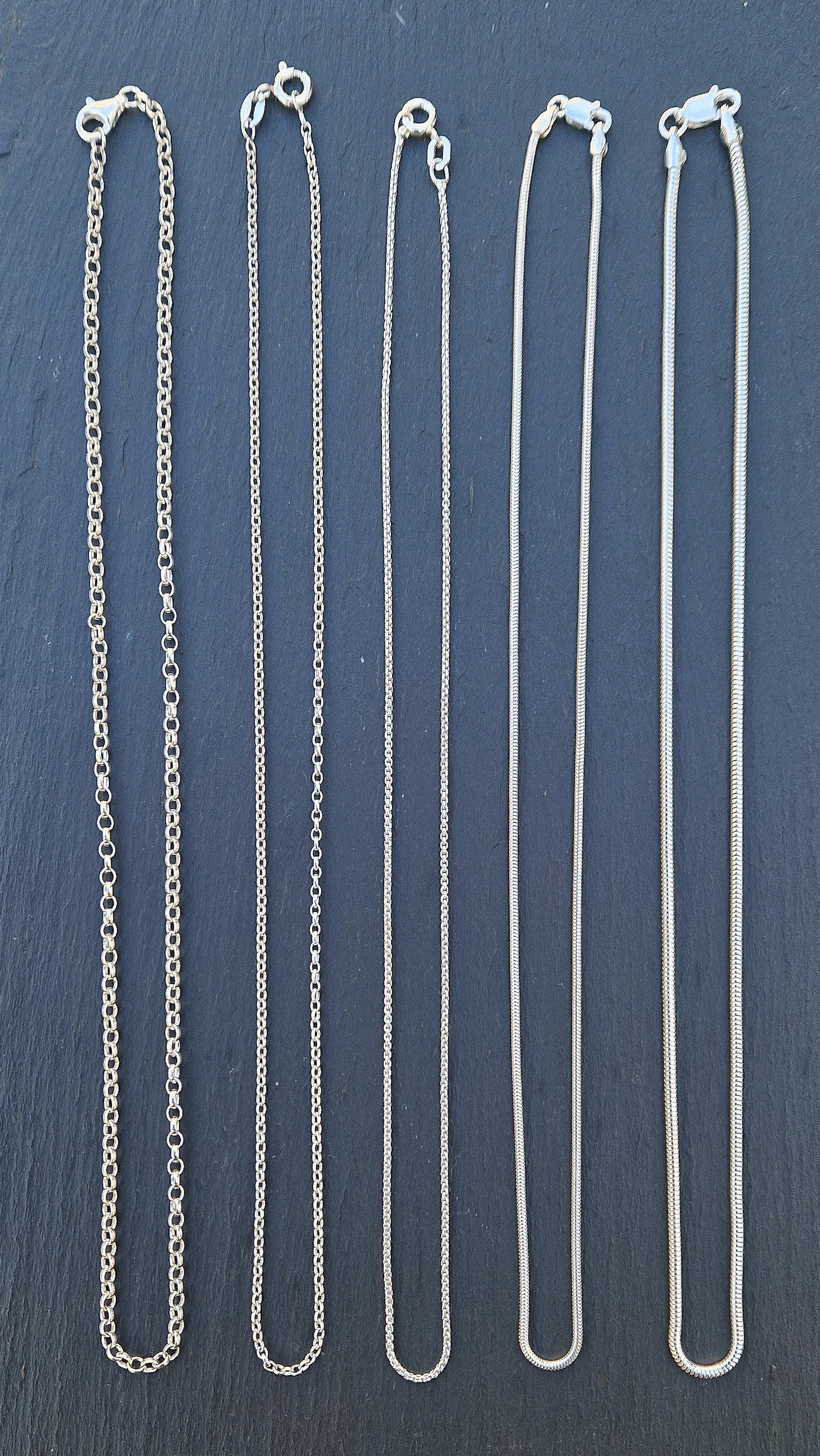 Silver chains