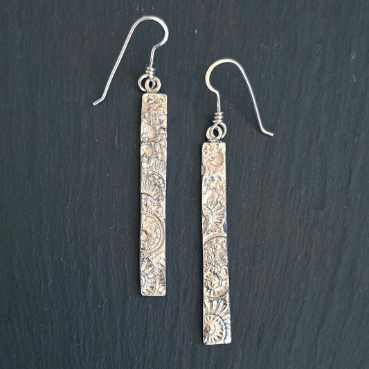Tidal Traces Long Dangly Earrings