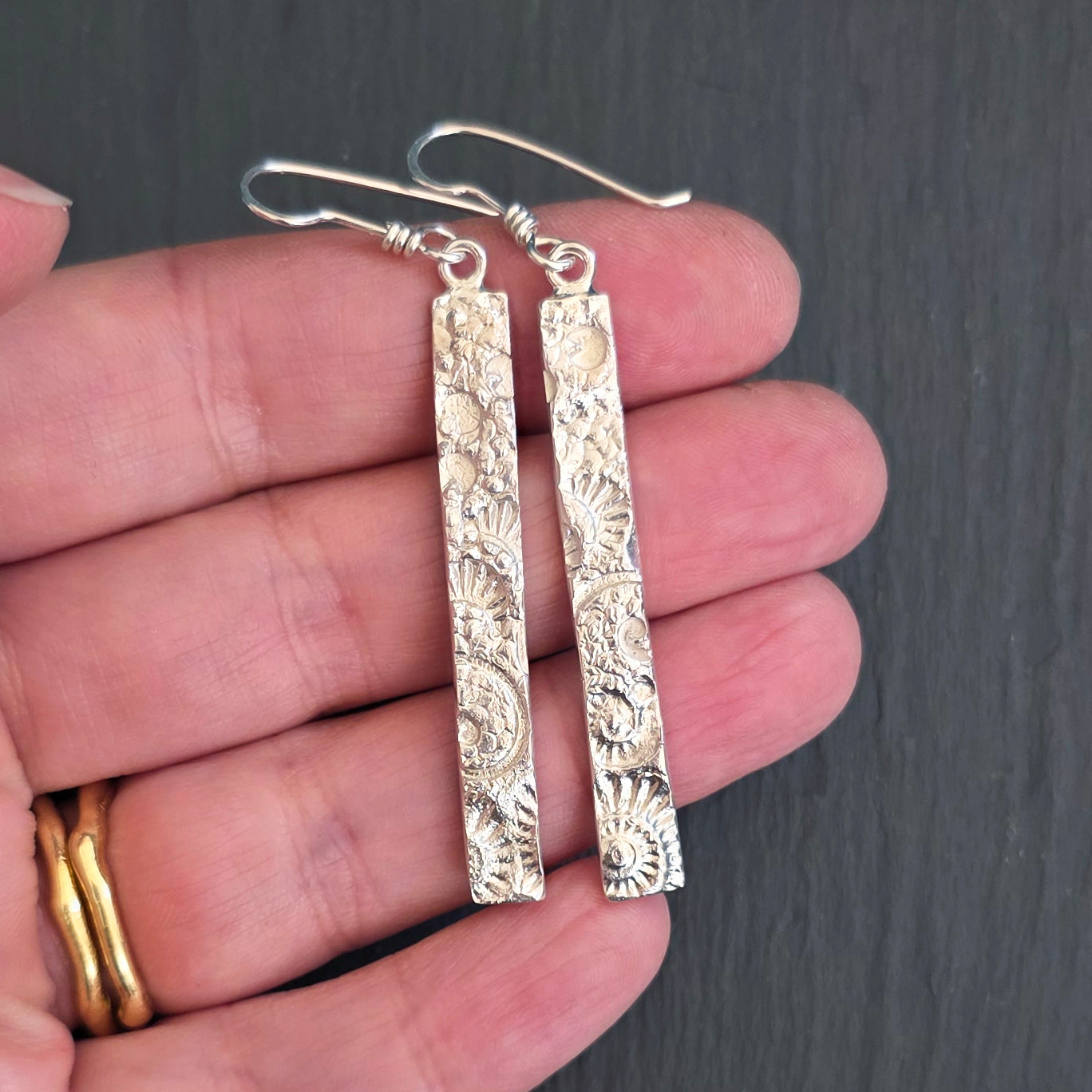 Tidal Traces Long Dangly Earrings