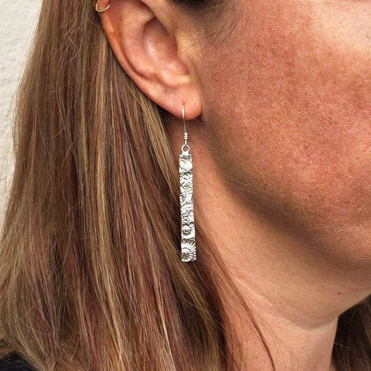 Tidal Traces Long Dangly Earrings