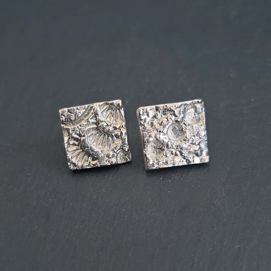 Tidal Traces Square Studs