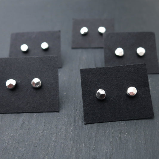 Blob Studs - Silver