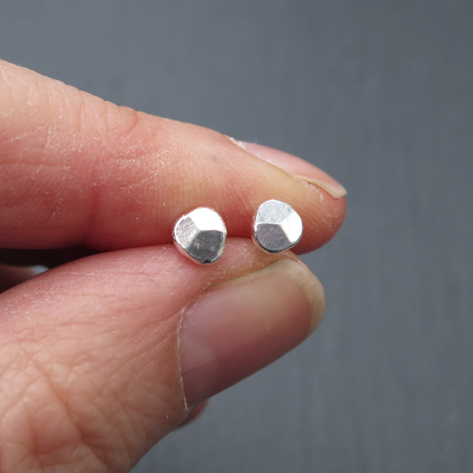 Blob Studs - Silver