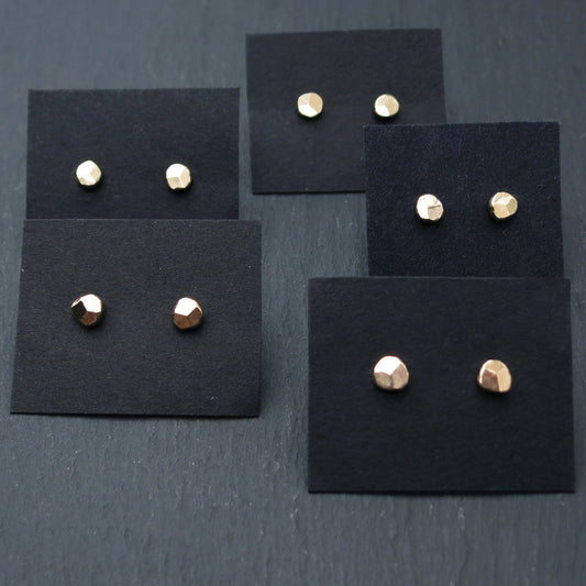 Blob Studs - Gold