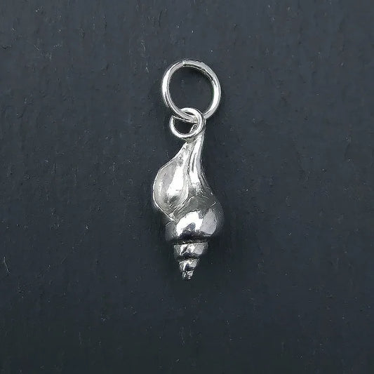 Conch Shell Charm - Silver