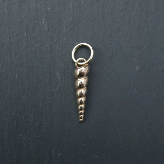 Horn Shell Charm - Gold