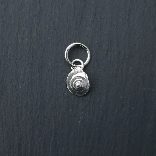 Winkle Shell Charm - Silver