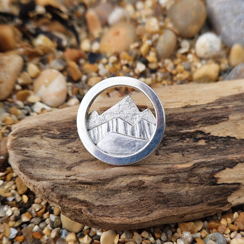 Silver lapel pin, 2025