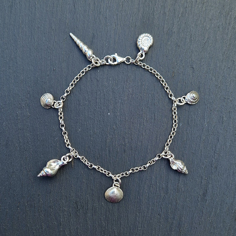 silver shell anklet, 2025