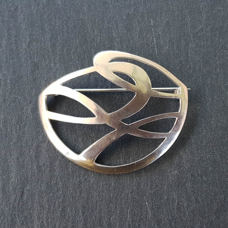 Swirly brooch, 2019